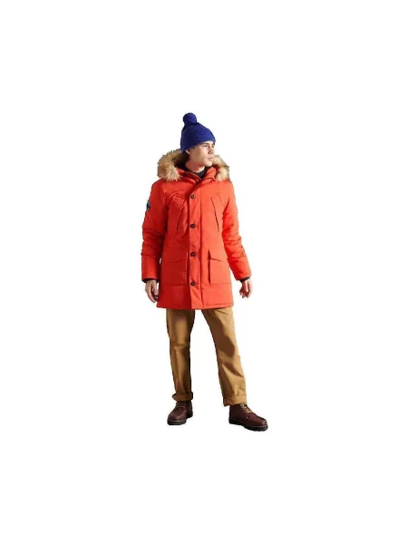 Geacă Superdry portocaliu