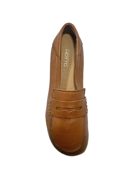 Pantofi loafer Alexander Hotto din piele maro