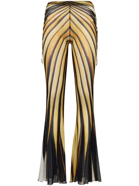 Pantaloni Roberto Cavalli auriu
