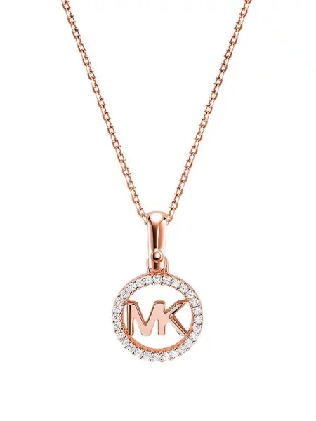 Позлатено сребърно колие Michael Kors