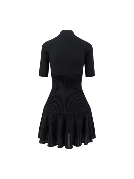 Sukienka Alaïa wełniana czarna