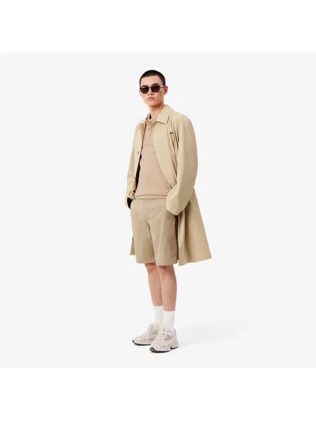 Lacoste Koszulka Polo Slim Fit Petit Piqué beżowa