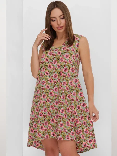 Сукня міні MarSe софтшел хакі