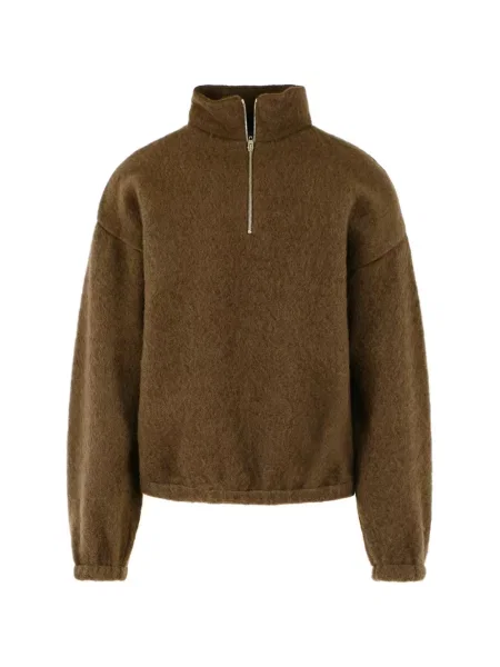 Pulover Jil Sander de lână maro