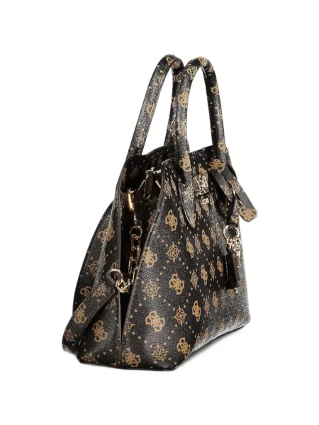 Geantă shopper Guess cu imagine maro