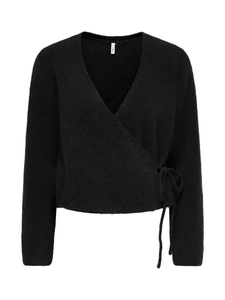 ONLY Geacă tricotată ONLLiva' negru