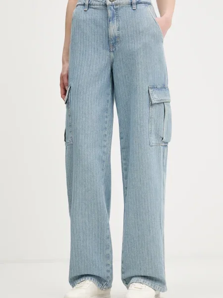 Džíny Guess Jeans modrá