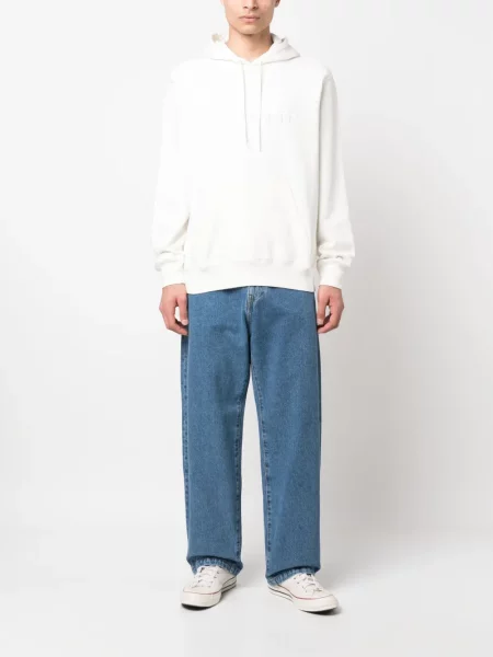 Kūginis siaurėjantys džinsai Carhartt Wip mėlyna