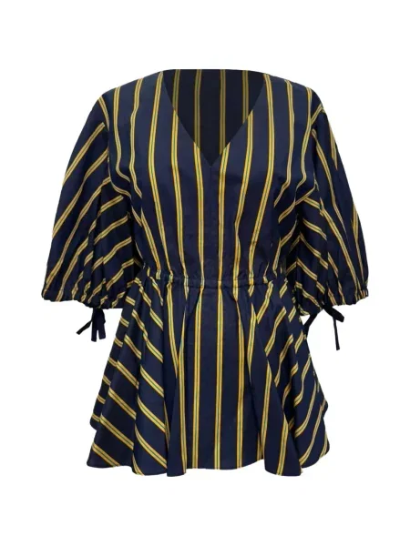 Top Jason Wu cu dungi albastru