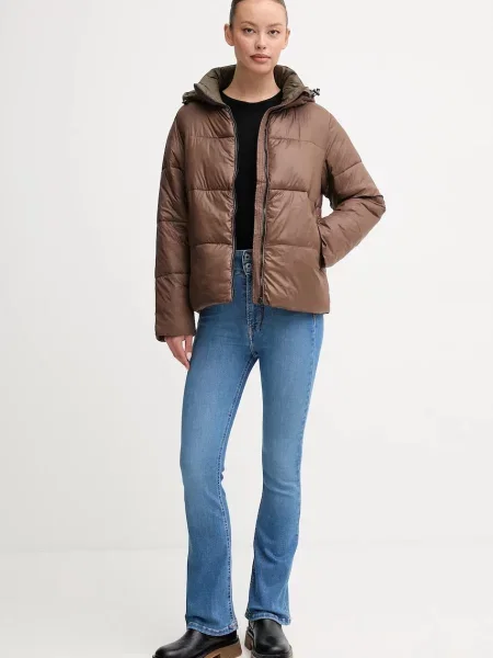 Pepe Jeans jeansy high waist niebieskie