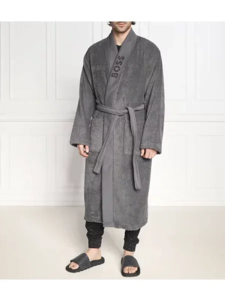 Boss Sleepwear Köntös PLAIN | Relaxed fit szürke