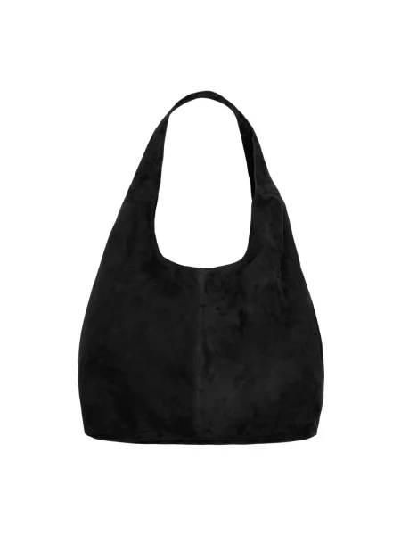 Shopperka Btfcph zamszowa czarna