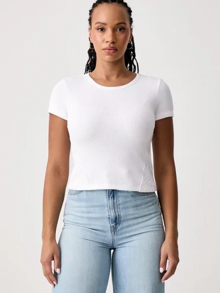 Guess Jeans tričko bílé