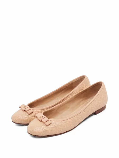 Matlasat balerini Tory Burch din piele