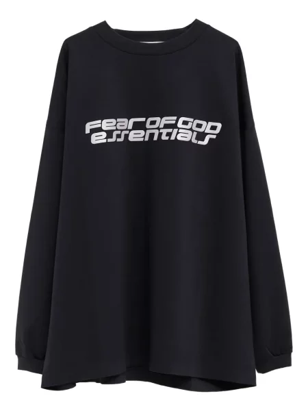 Tricou Fear Of God Essentials lung negru