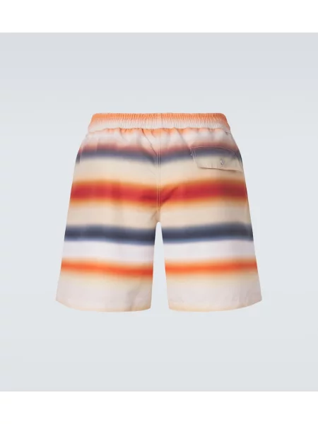 Slip de baie Loewe cu dungi portocaliu