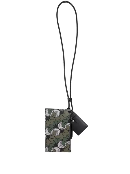 Portofel Ports V cu model floral cu imagine cu bretele verde