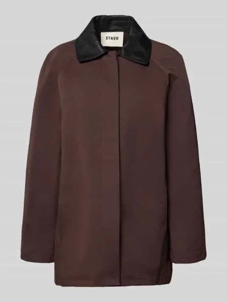 Trencz z wykładanym kołnierzem i krytą listwą guzikową Staud