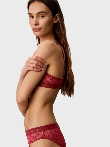 Без підкладки бюстгальтер Calvin Klein з принтом