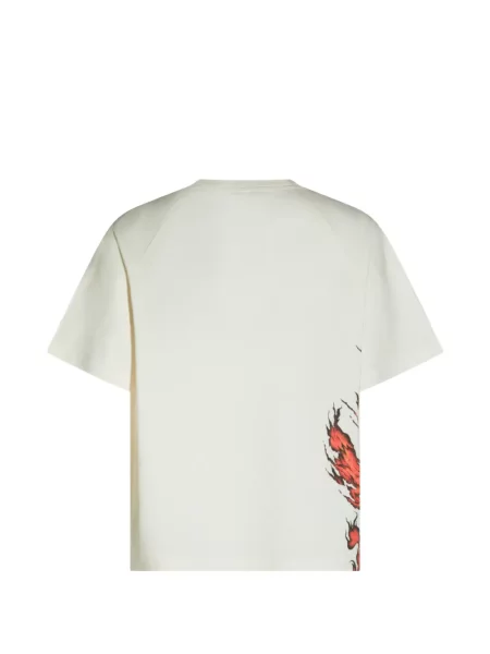 Tricou Y-3 cu imagine alb