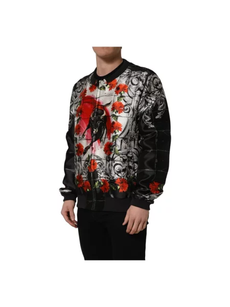 Kurtka bomber Dolce And Gabbana z nadrukiem