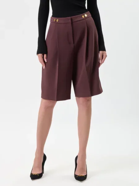 Шорти Elisabetta Franchi бордові