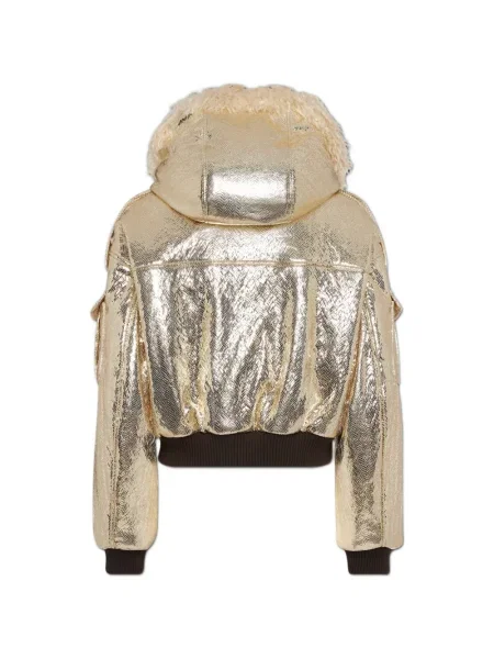 Geacă cu puf Dsquared2 auriu