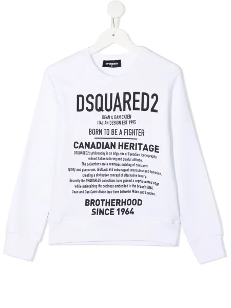 Bluza dziecięca Dsquared2 biała
