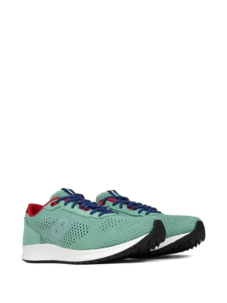 Sneakerși Saucony cu șireturi din dantelă verde