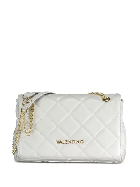 Crossbody táska Mario Valentino autogrammal szürke