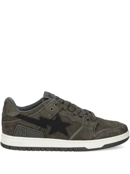 Szarvasbőr sneaker A Bathing Ape® zöld