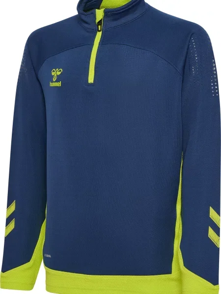 Kurtka Hummel hmlLEAD half zip niebieska