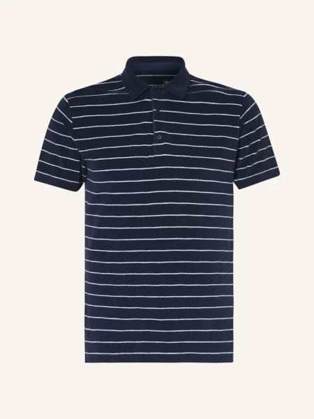 Juvia Koszulka Polo Z Materiału Frotte Gaspar blau białe