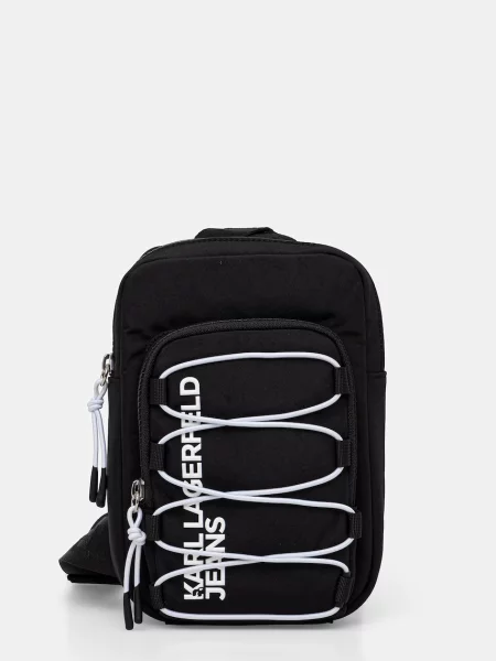 Karl Lagerfeld Jeans torbica črna