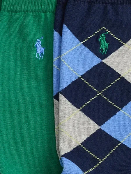 Πλισέ πουκάμισο Polo Ralph Lauren argyle μπλε