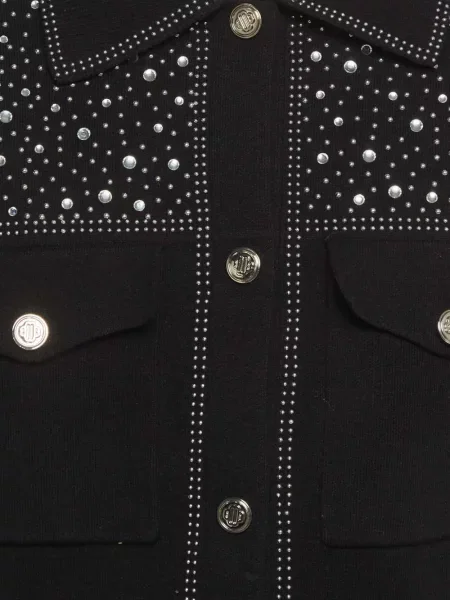 Stras cardigan Maje negru