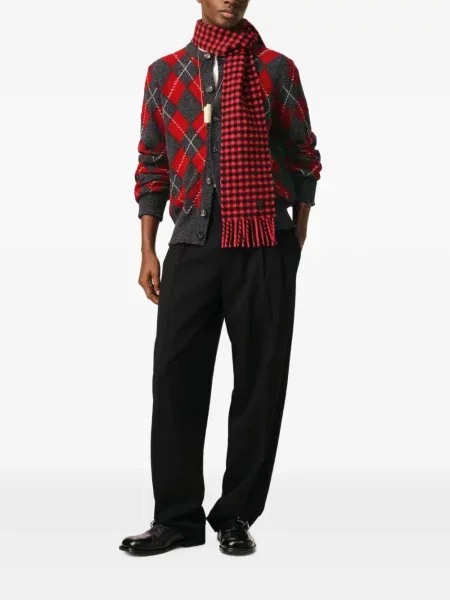 Pantaloni Ami Paris de lână negru