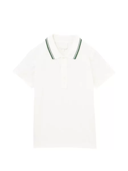 Polotričko A.p.c. s výšivkou bílé