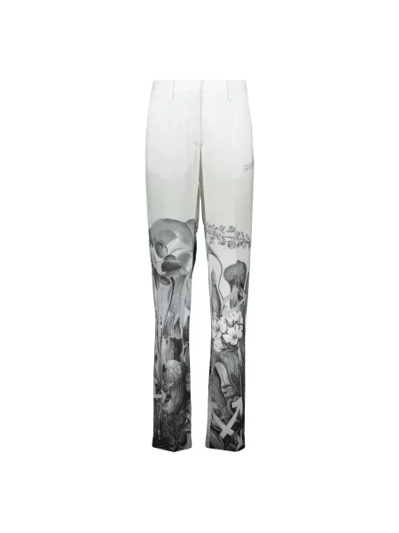 Spodnie Off-white z nadrukiem białe