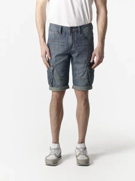 KOROSHI Pantaloni eleganți închis albastru