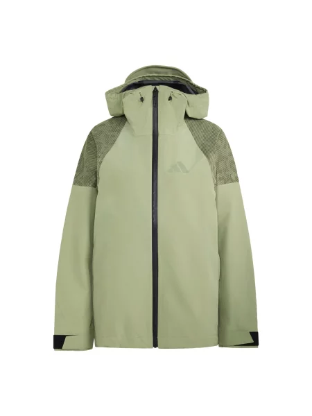 ADIDAS TERREX Outdoorová bunda Xperior' olivová / světle zelená
