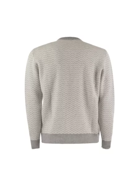 Sweter Kiton z kaszmiru szary