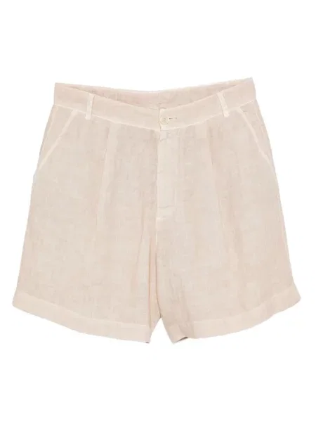 Pantaloni scurți 120% Lino de in plisate