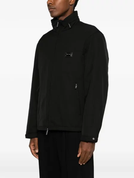 Geacă Emporio Armani cu autograf negru