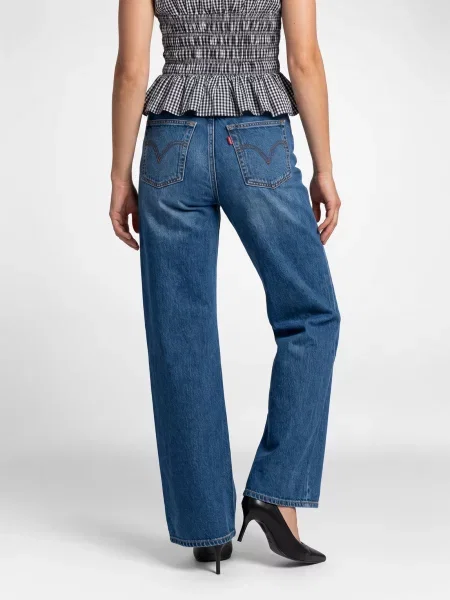 Blugi cu picior larg Levi's® albastru
