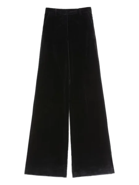 Pantaloni Valentino Garavani de catifea negru