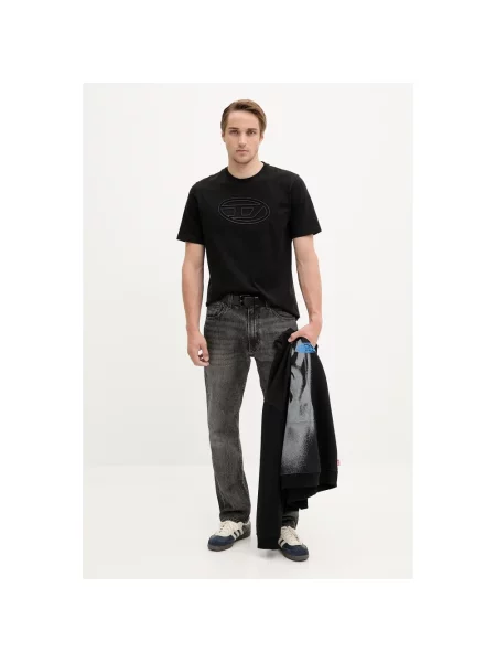 Bluza z kapturem Diesel z kapturem czarna