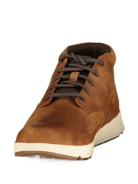 Fűzős csipkés sneaker Timberland autogrammal barna