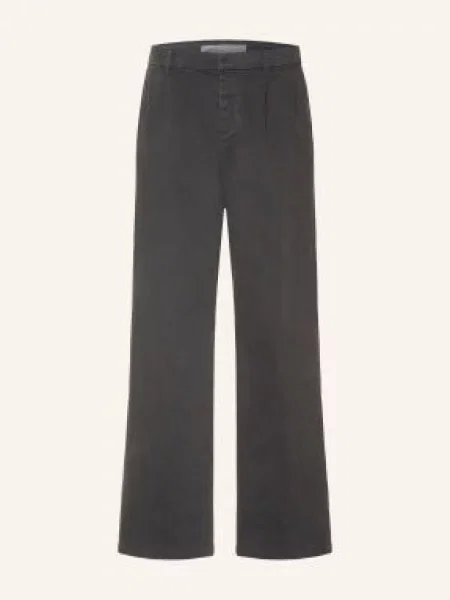 Allsaints Chinosy Aston O Szerokim Kroju grau