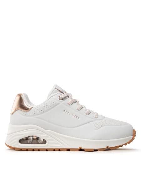 Sneakersy Skechers Uno Shimmer Away biela